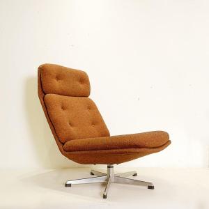 Fauteuil Pivotant Du Milieu Du Siècle Par Up. Závody, Tchécoslovaquie,1970s