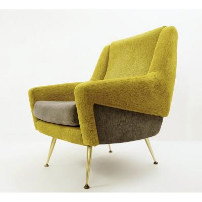 Two-tone Italian Armchair - 1950s