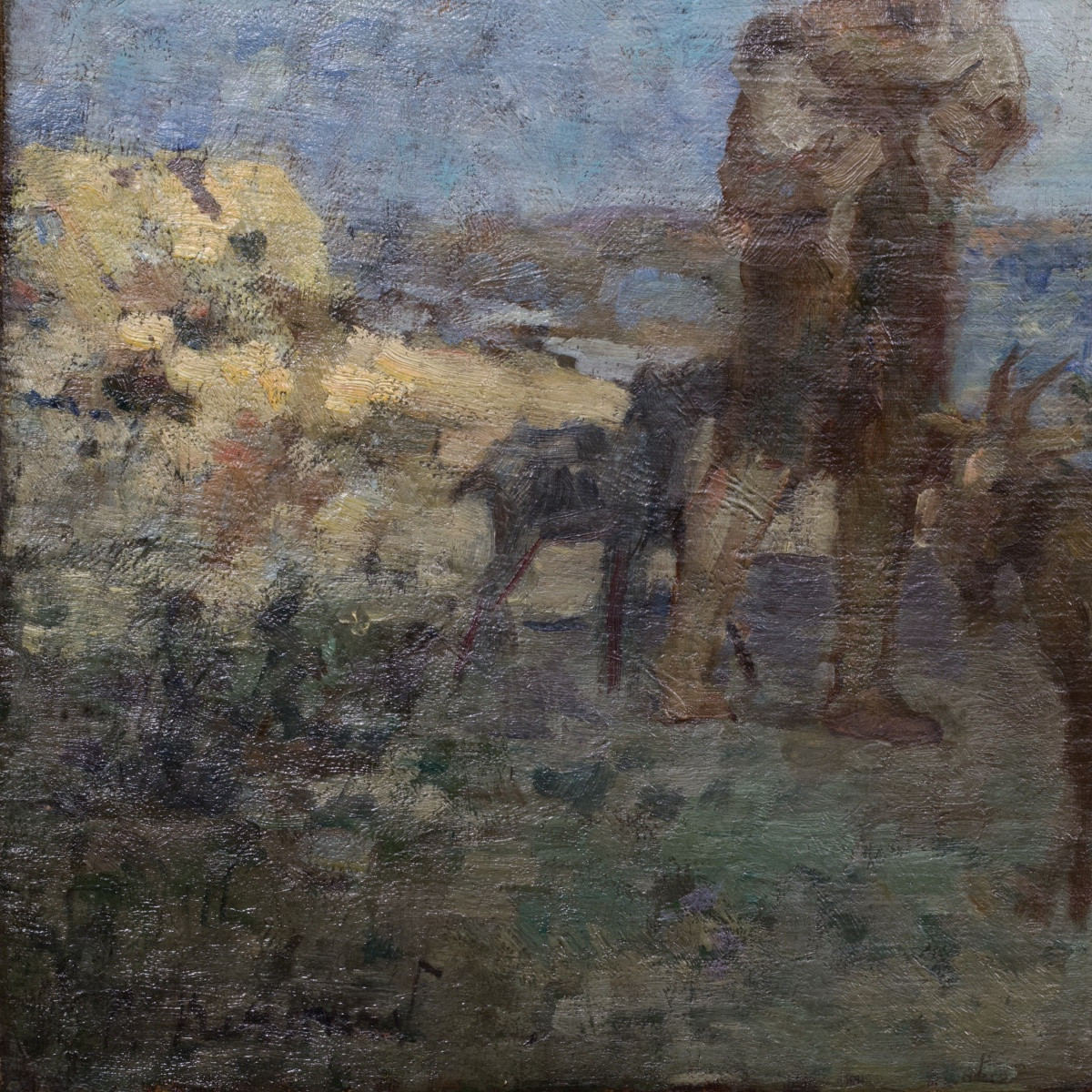 French School, Faustulus Brings Romulus And Remus To Acca Larentia, Oil On Canvas, 1908-photo-5