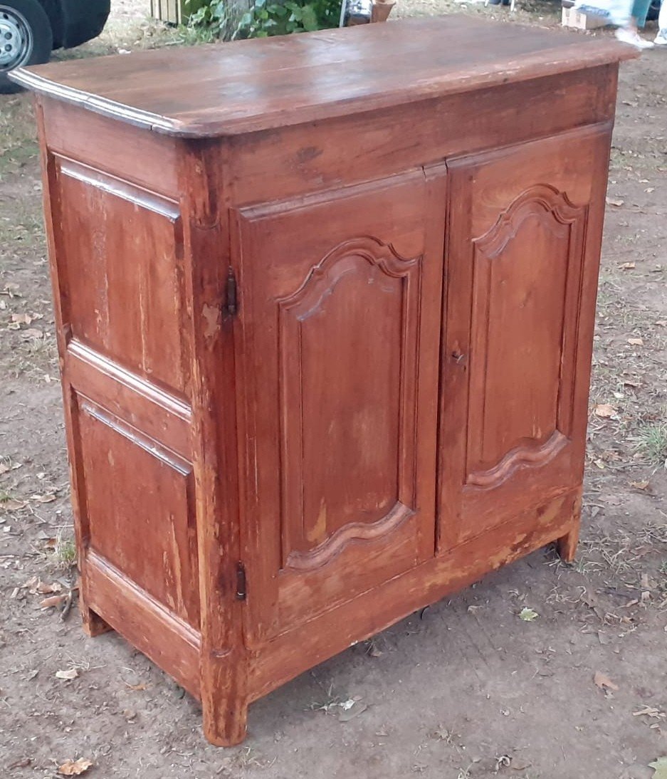 BUFFET D'ÉPOQUE LOUIS XIV EN MERISIER 122 x h129 cm