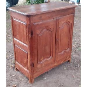 Louis XIV Period Sideboard In Cherry Wood 122 X H129 Cm