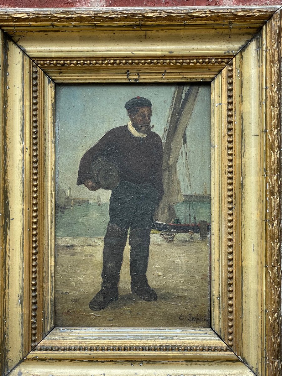 Sailor With A Pipe On The Port By Ernest Laynaud The Fisherman