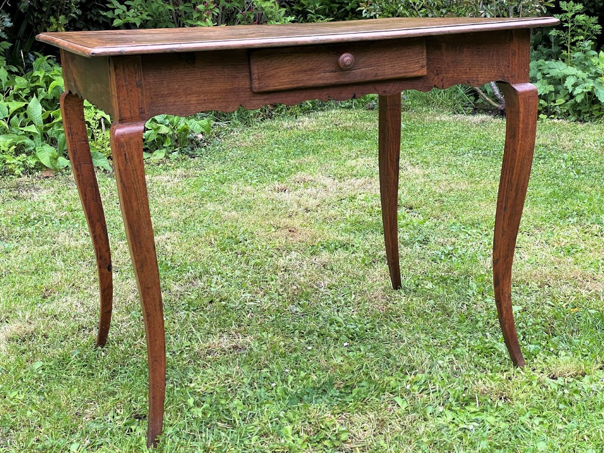 Small Louis XV Table In Oak, 18th Century-photo-3