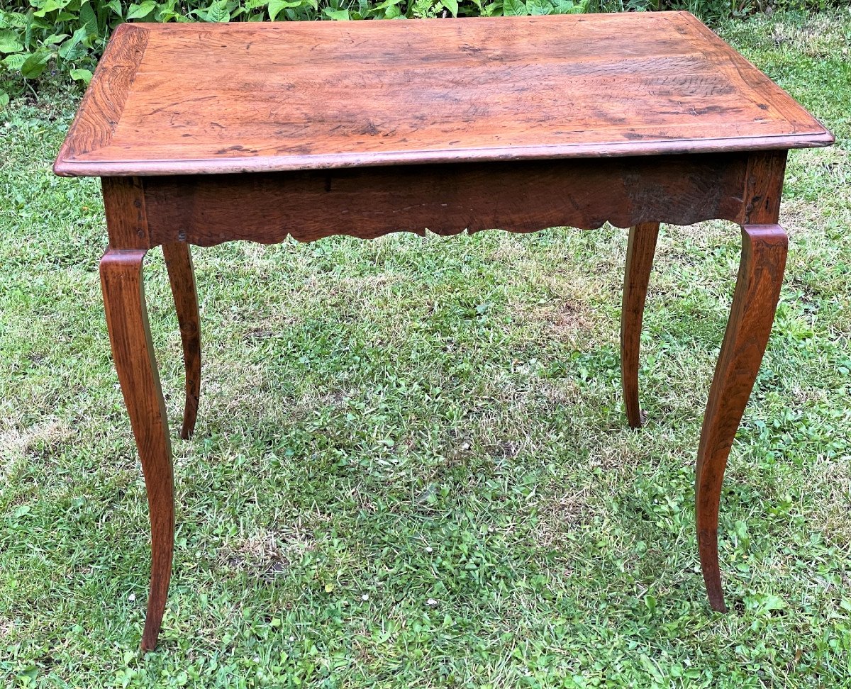 Small Louis XV Table In Oak, 18th Century-photo-4