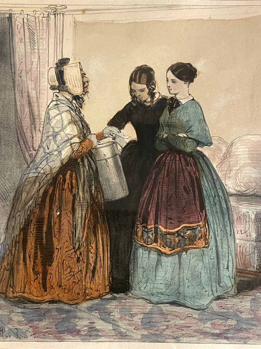 Edouard De Beaumont/ Aubert : Les Jolies Femmes De Paris-photo-2