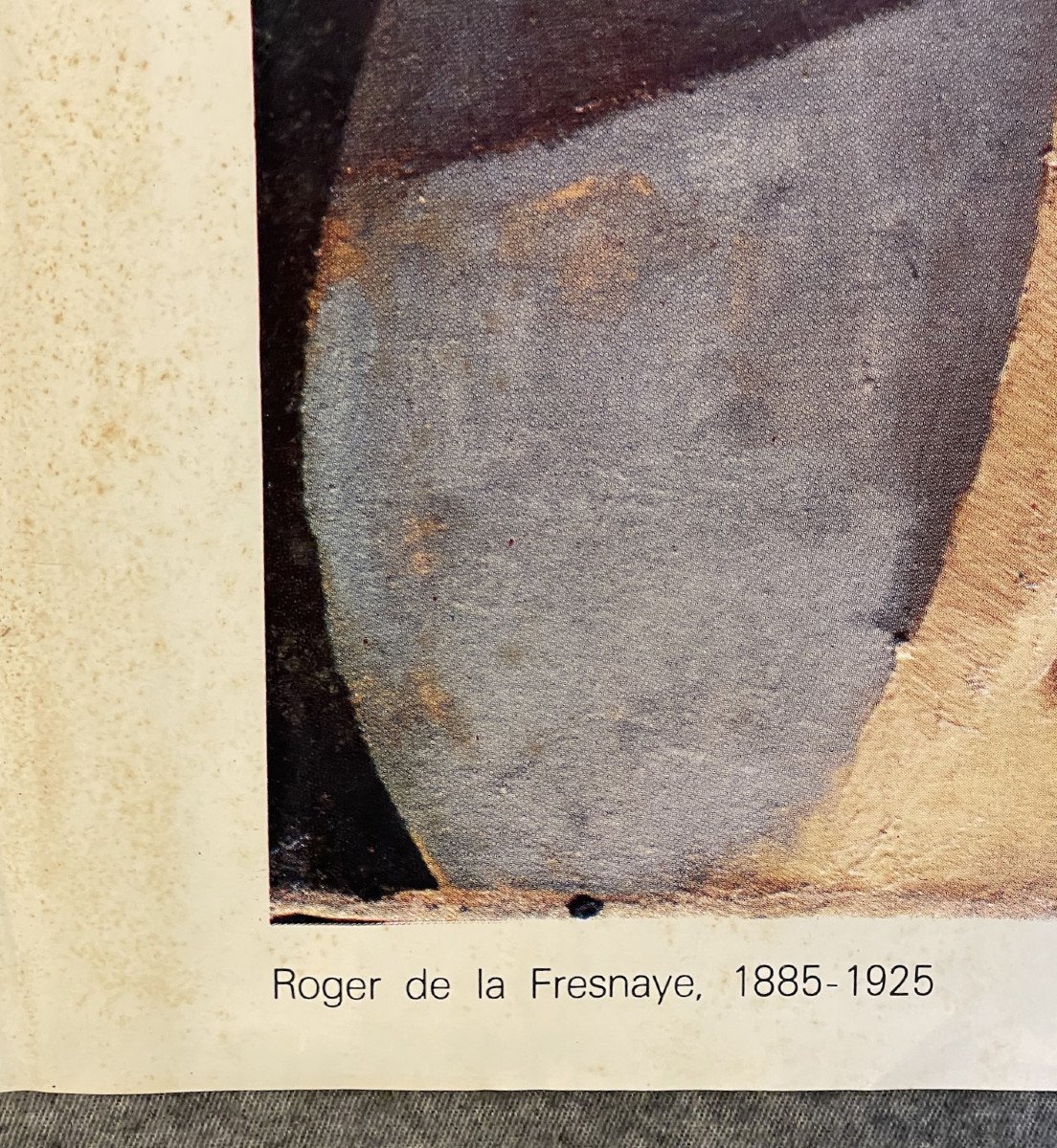 Grande affiche Roger de la Fresnaye dénommée « livres sur un guéridon »-photo-3