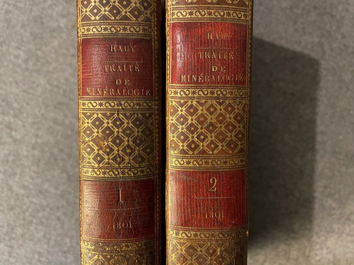 Traité de minéralogie Abbé Haüy 1801, 1ère édition, 2 volumes /5-photo-2