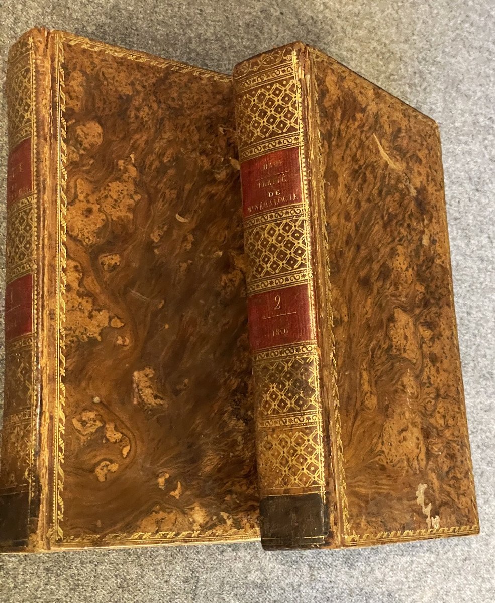 Traité de minéralogie Abbé Haüy 1801, 1ère édition, 2 volumes /5