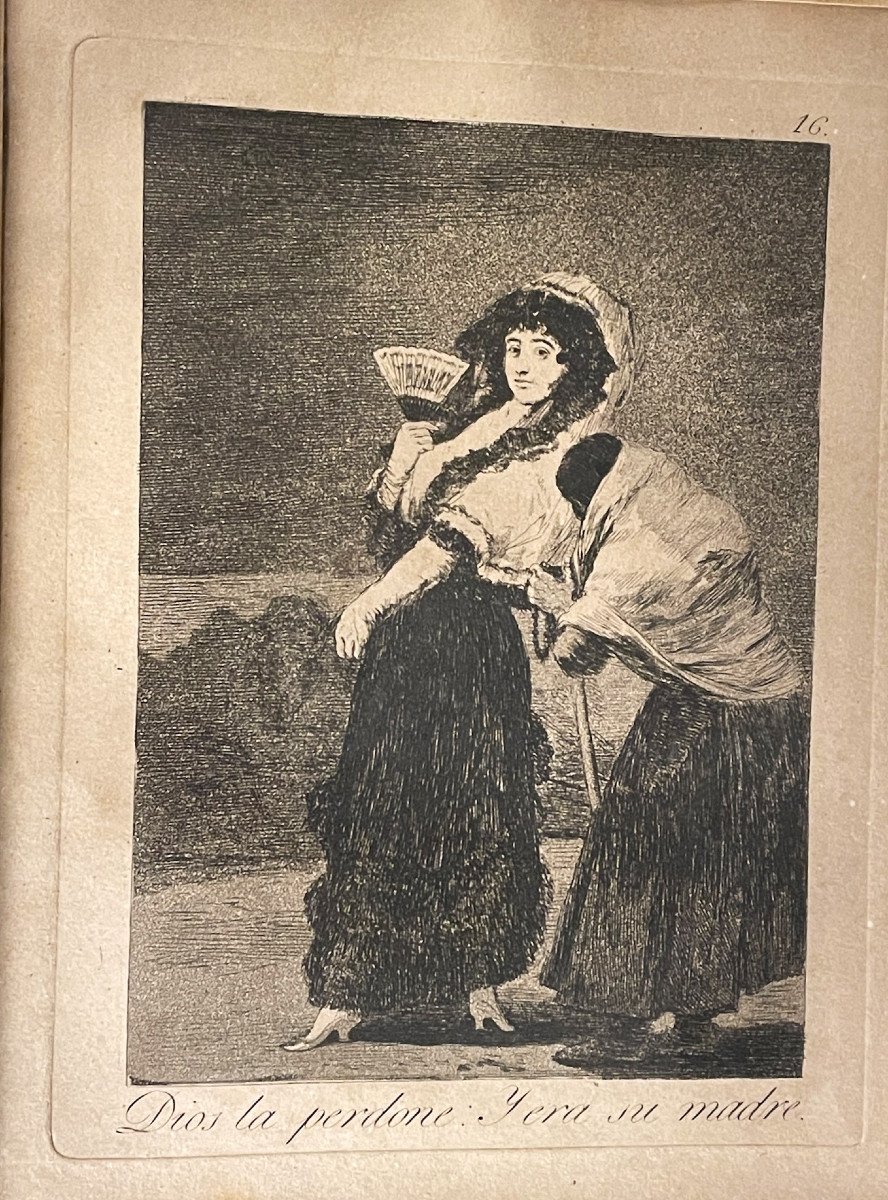 « Dios La Perdone » Gravure De Goya Publiée En 1799-photo-4