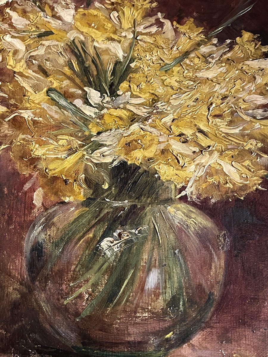 Daffodils In A Vase By Charles Jung Lyon