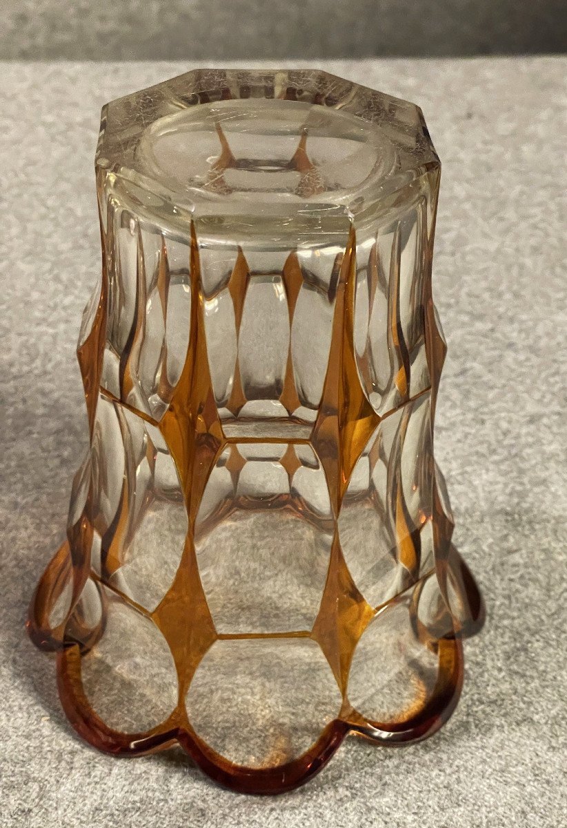 Moser Karlsbad Cut Crystal Vase, Bohemia (czech Republic).-photo-2