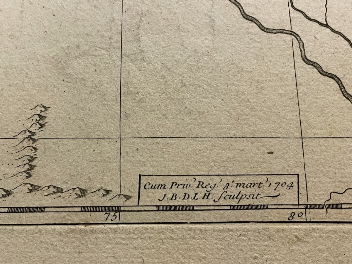 Map Of Paradise On Earth According To Moses, Early 18th Century-photo-1