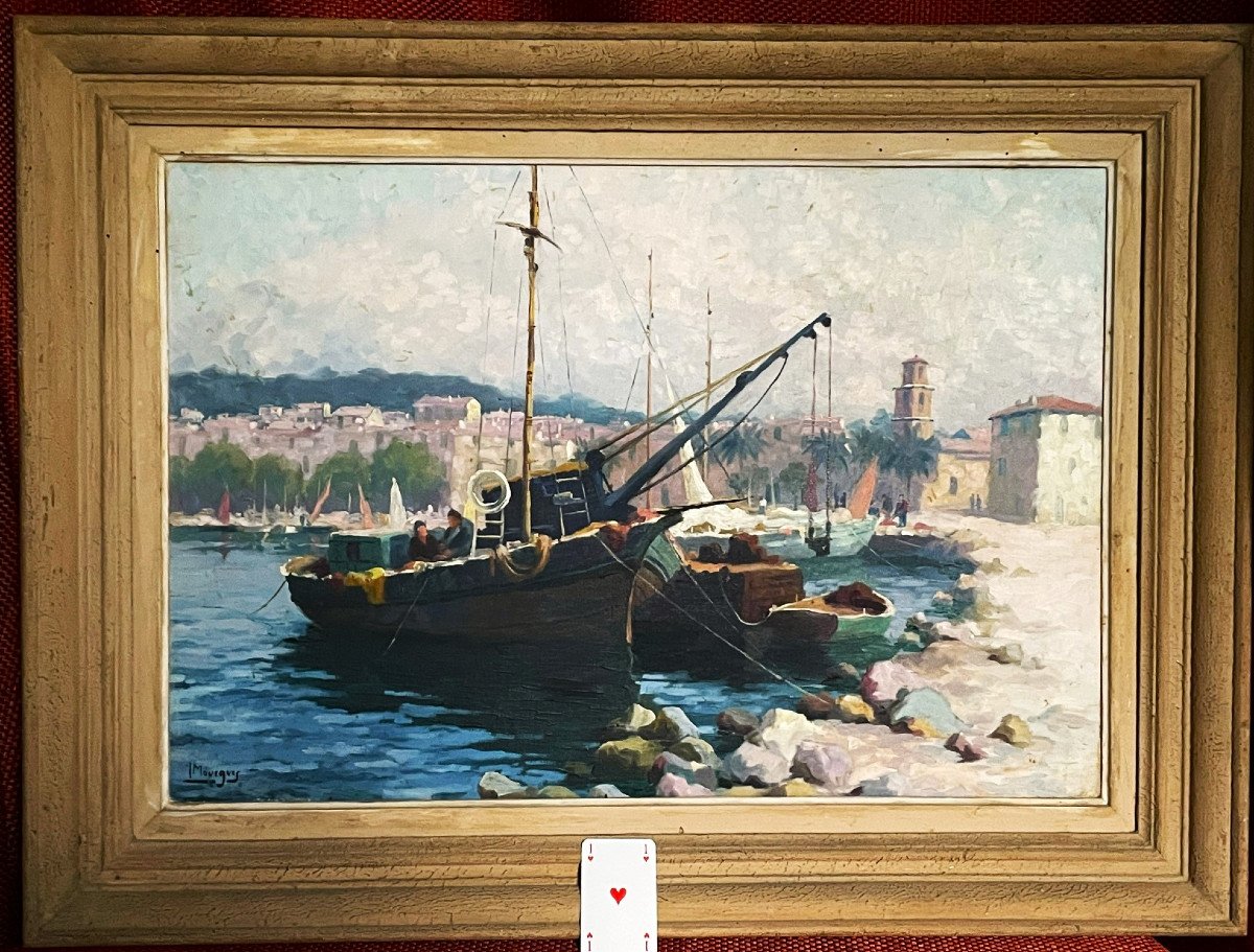 Saint-Tropez, Annonciade, port et bateau de pêcheur par Louis Mourgues (Sainte Maxime)-photo-2