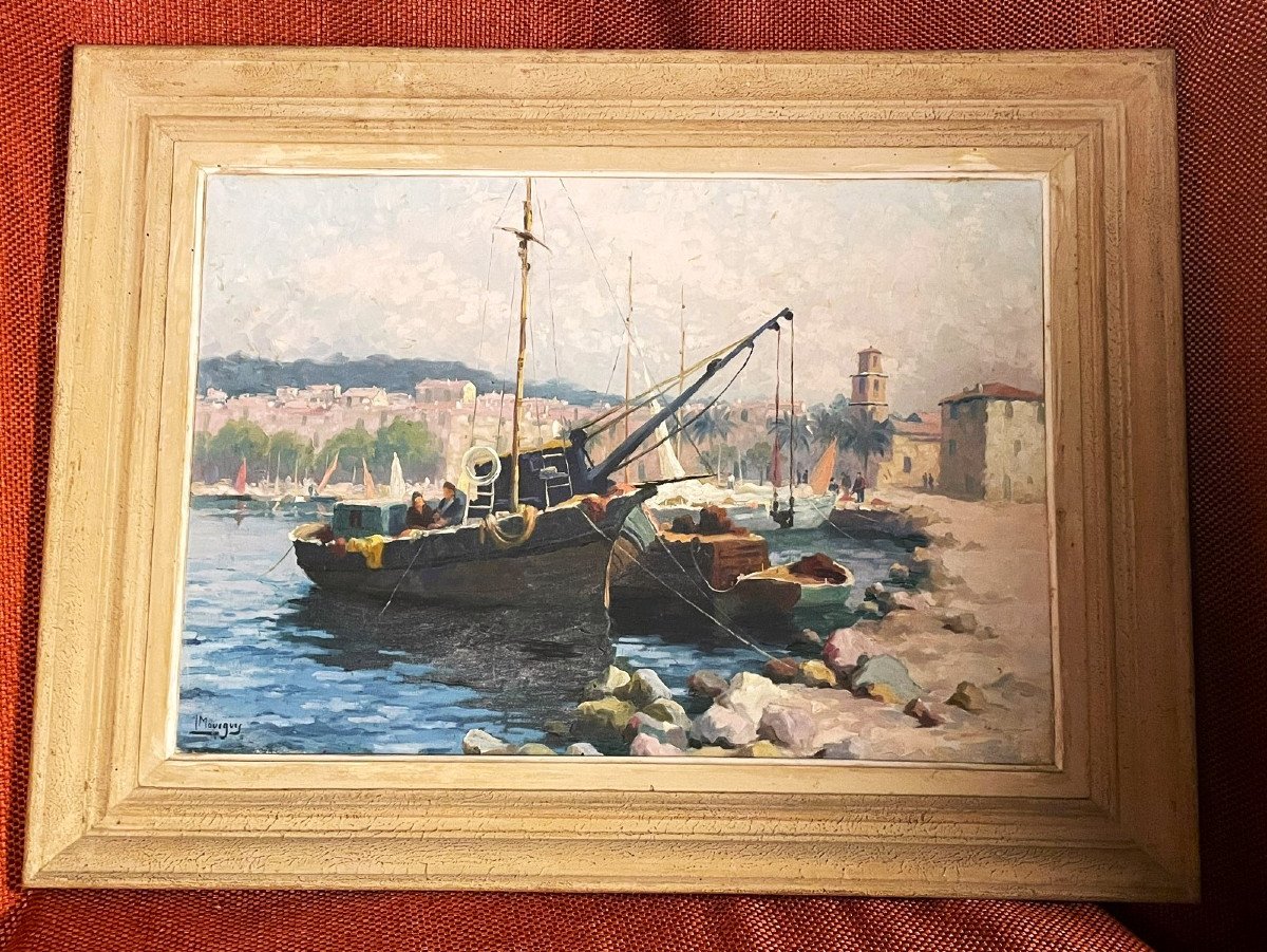 Saint-Tropez, Annonciade, port et bateau de pêcheur par Louis Mourgues (Sainte Maxime)-photo-2