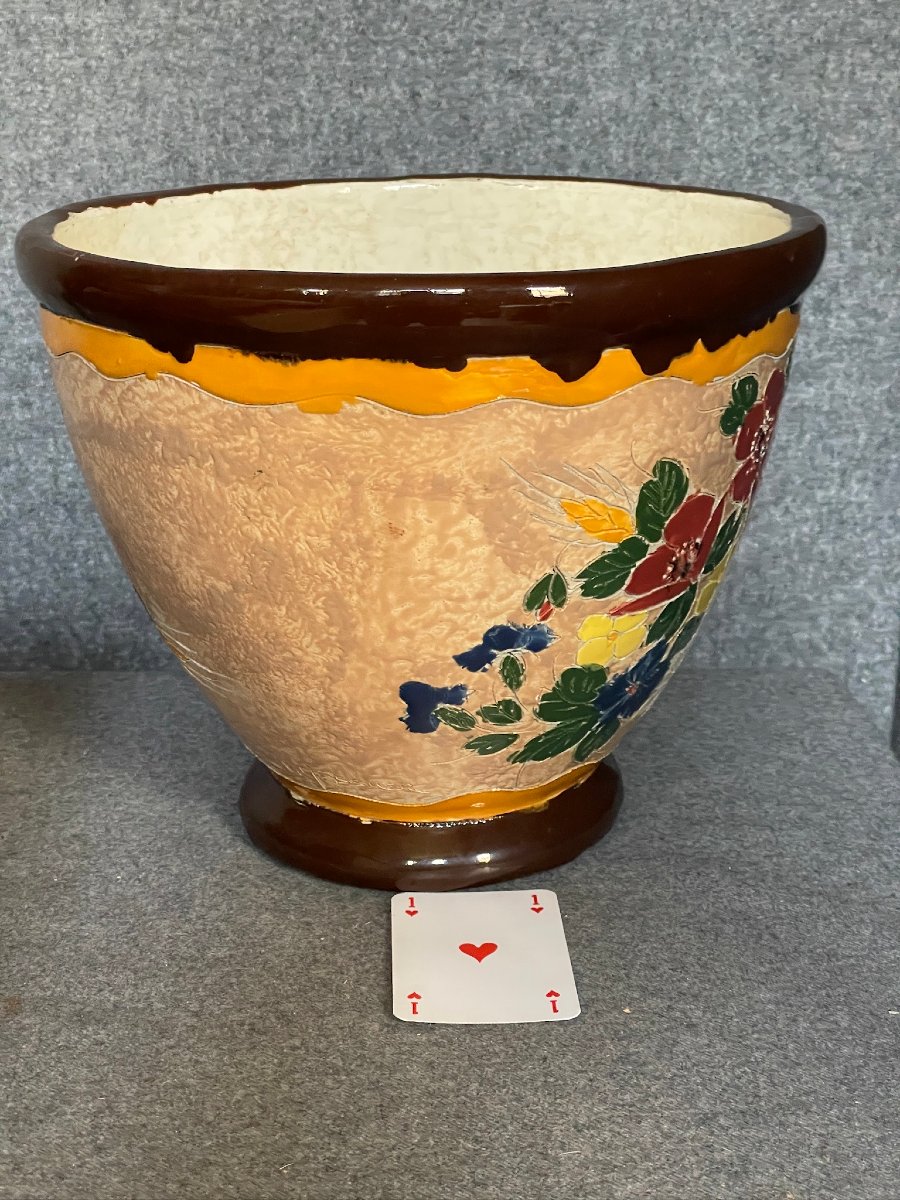 Plant Pot By Jérome Massier In Vallauris, 20th Century - Vase-photo-4
