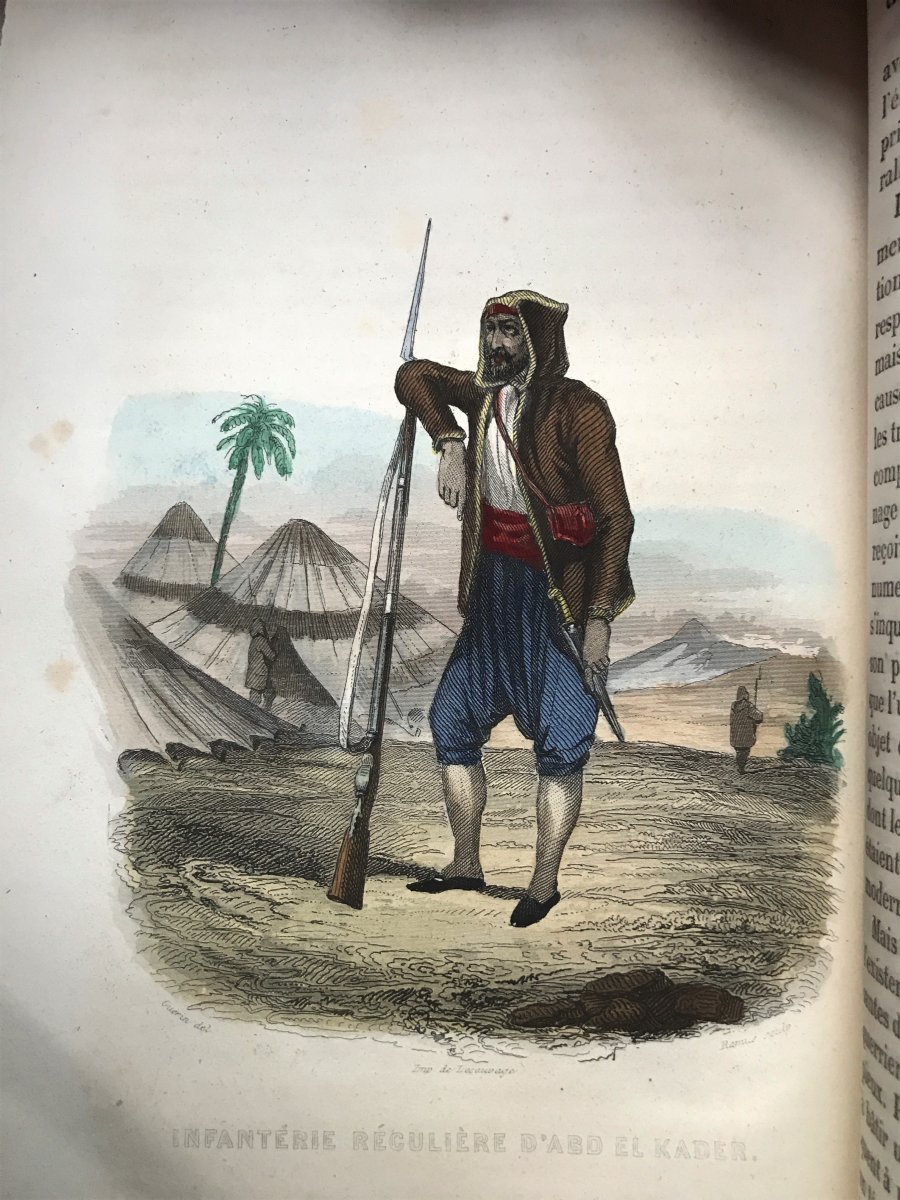 Histoire de l'Algérie française 1846, deux volumes édition originale illustrée-photo-2