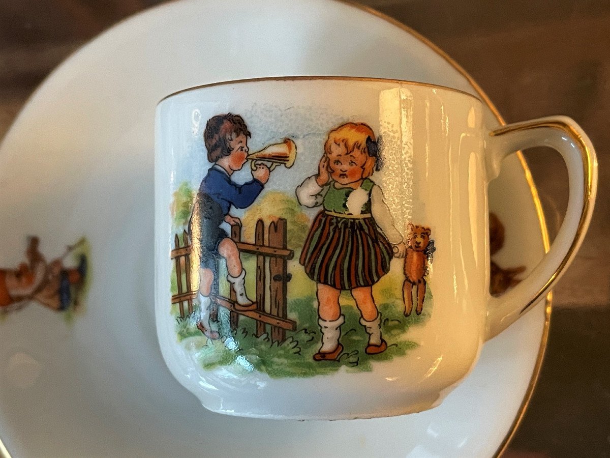 Childrens Scene Polychrome Decor Coffee Service-photo-2