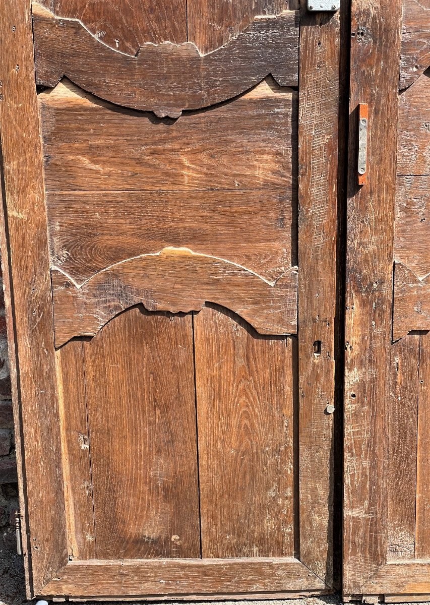 Pair Of Large 18th Century Oak Doors-photo-8