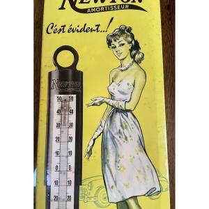 Thermometer Advertising For Newton Garage Shock Absorbers