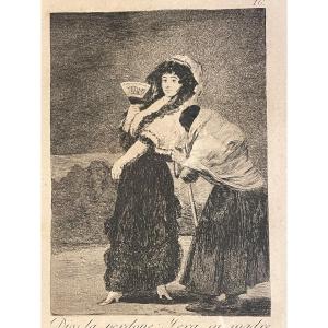 « Dios La Perdone » Gravure De Goya Publiée En 1799