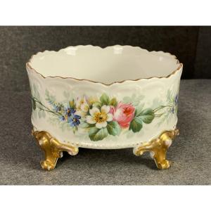 Limoges Porcelain Planter Napoleon III - 19th Century