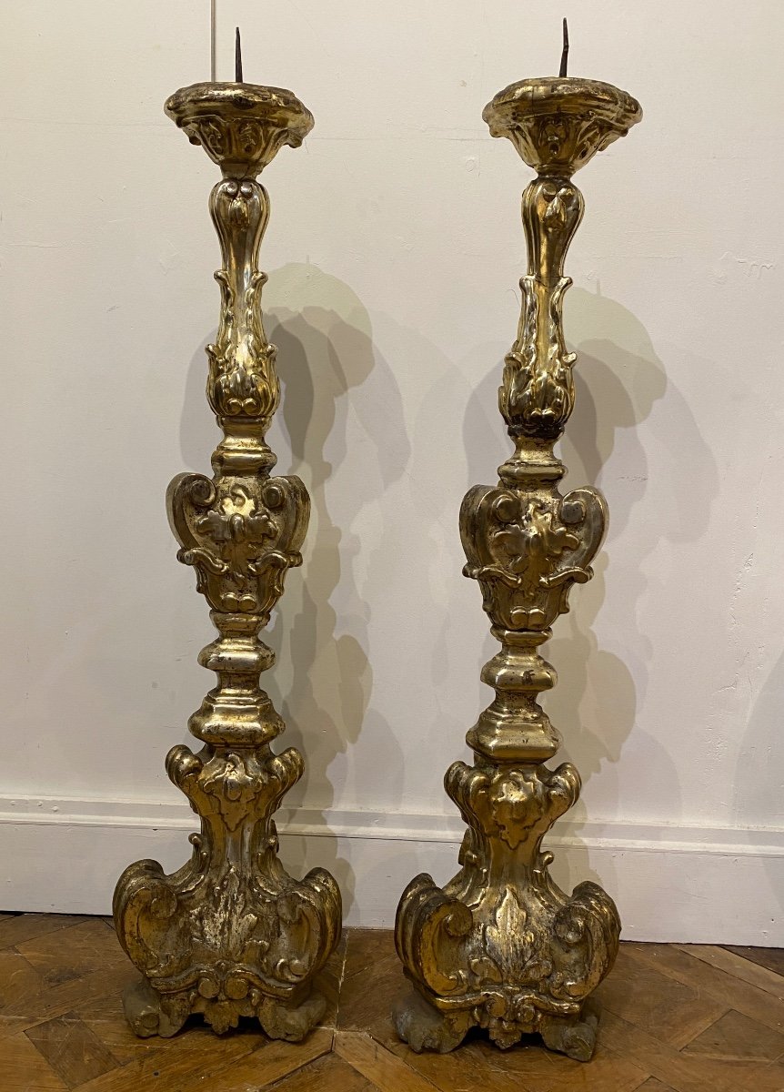 Pair Of 18th Century Candlesticks