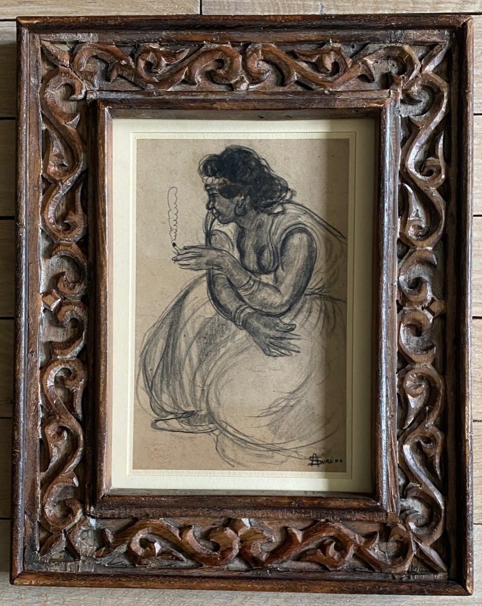 Charcoal Drawing By André Suréda