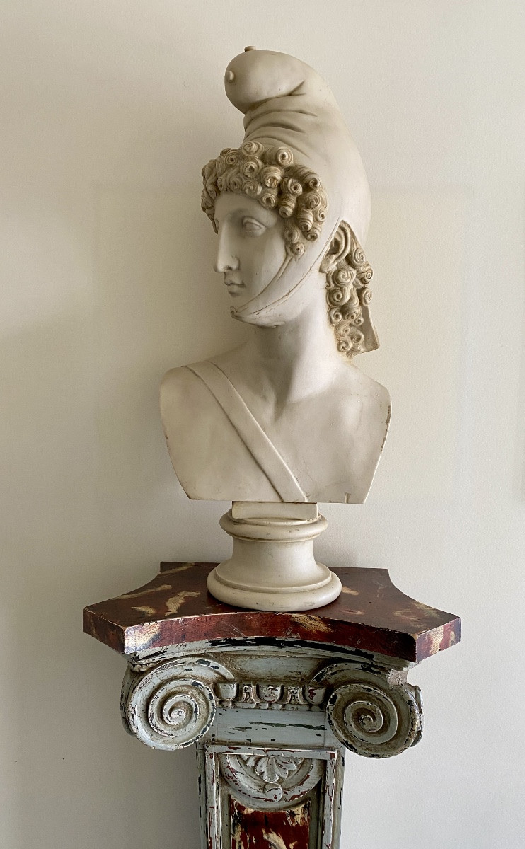 Sculpture, Bust With Phrygian Cap