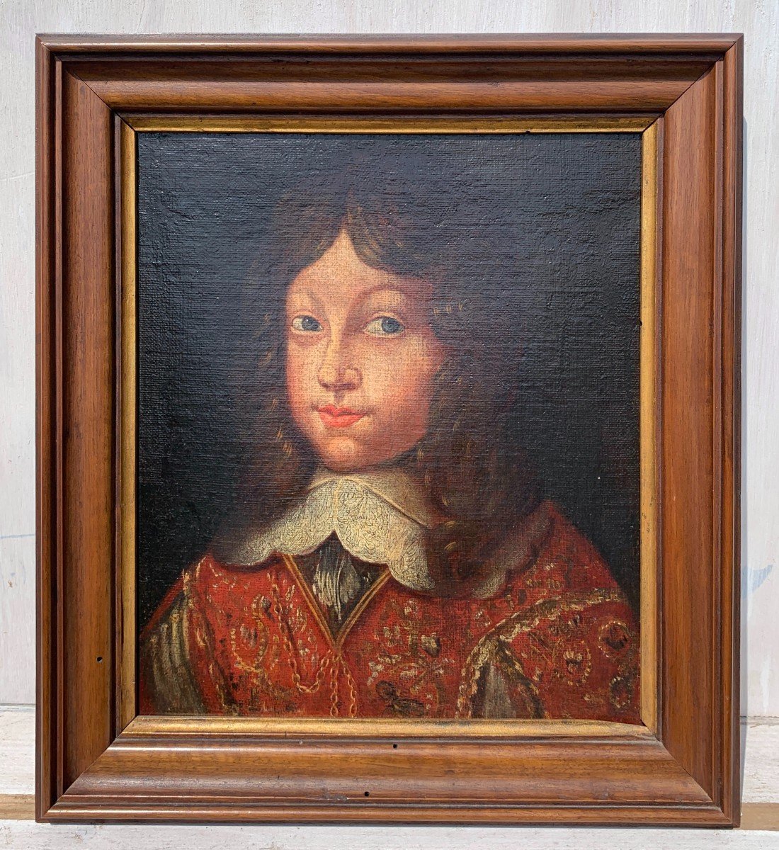 Peintre Italien (18ème Siècle) - Portrait d'Un Petit Prince.-photo-2