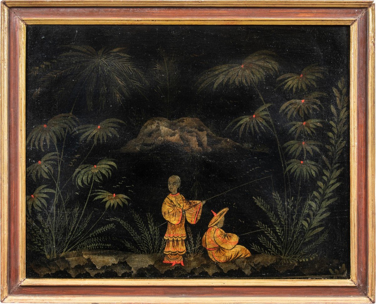 Chinese Painter (18th Century) - Oriental Scene.