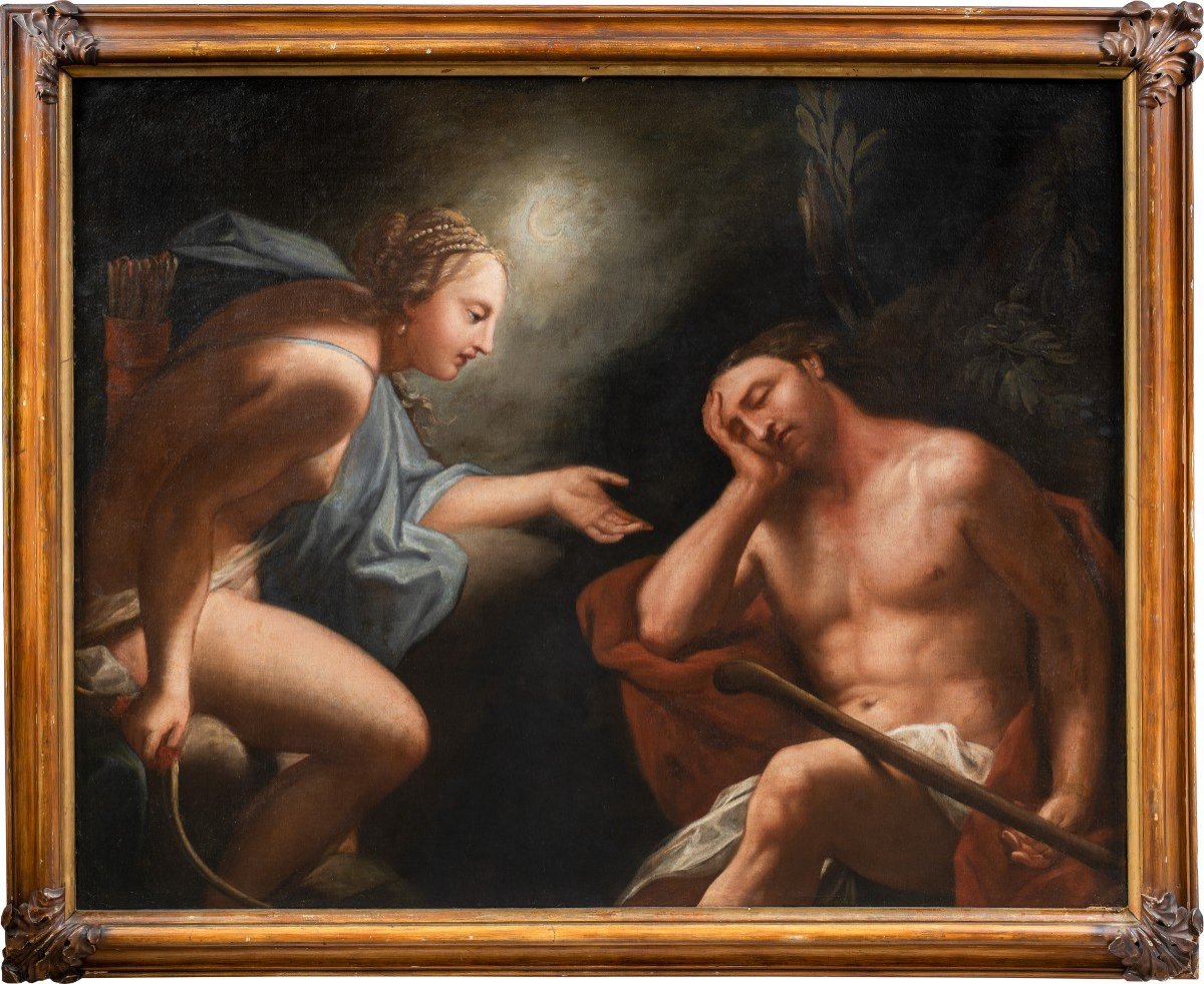 Antonio Bellucci (venise 1654 - Soligo 1726) - Diane Et Endymion.