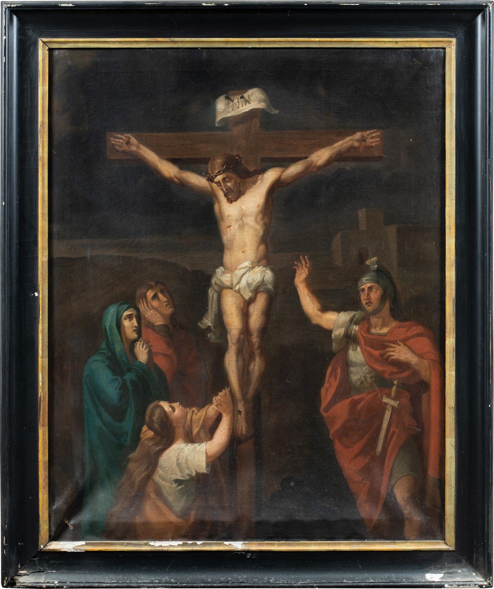 Italian Painter (18th-19th Century) - The Fourteen Stations Of The Via Crucis.-photo-4