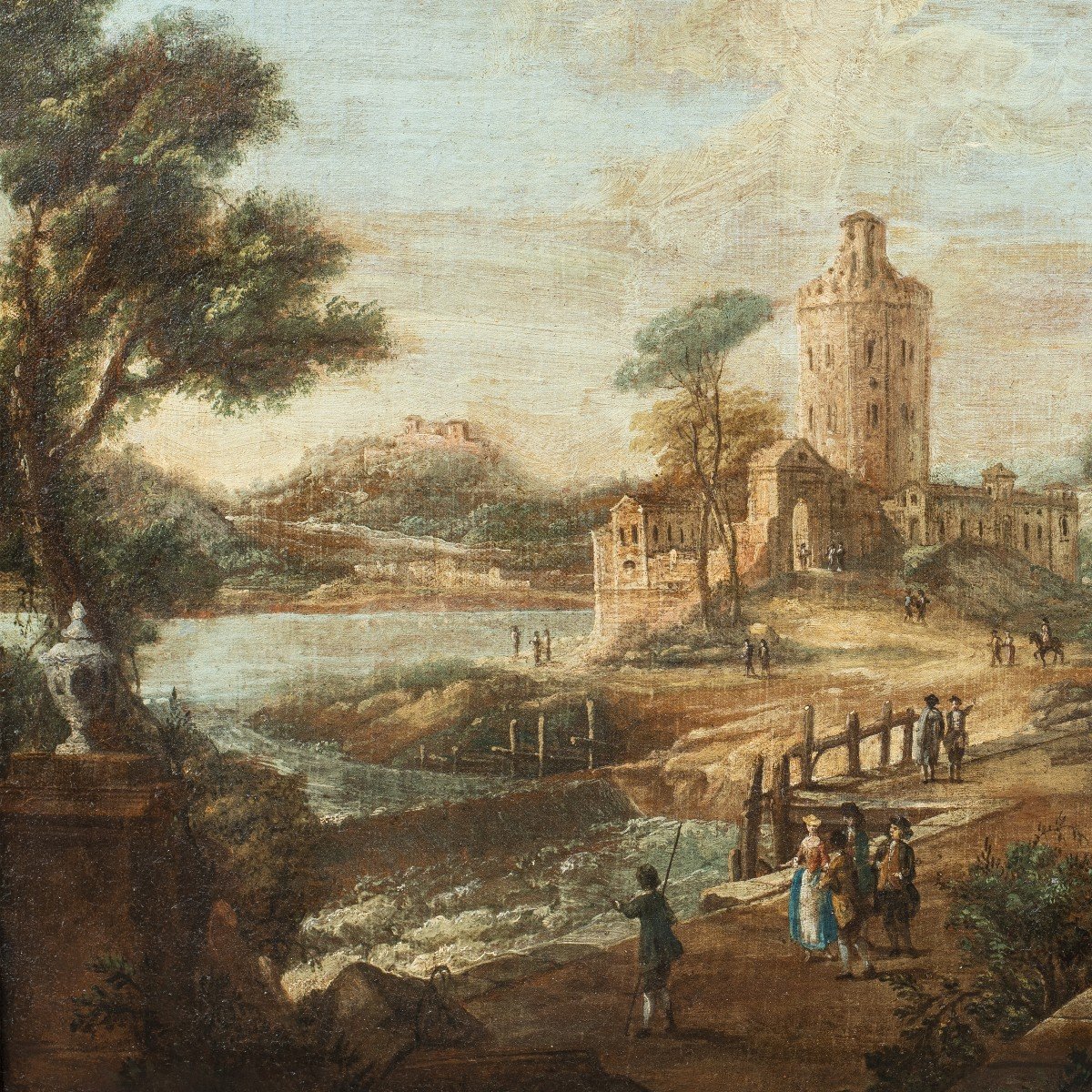 Francesco Battaglioli (modène Ca. 1710 - Venise Après 1796) - Caprice Architectural.-photo-3