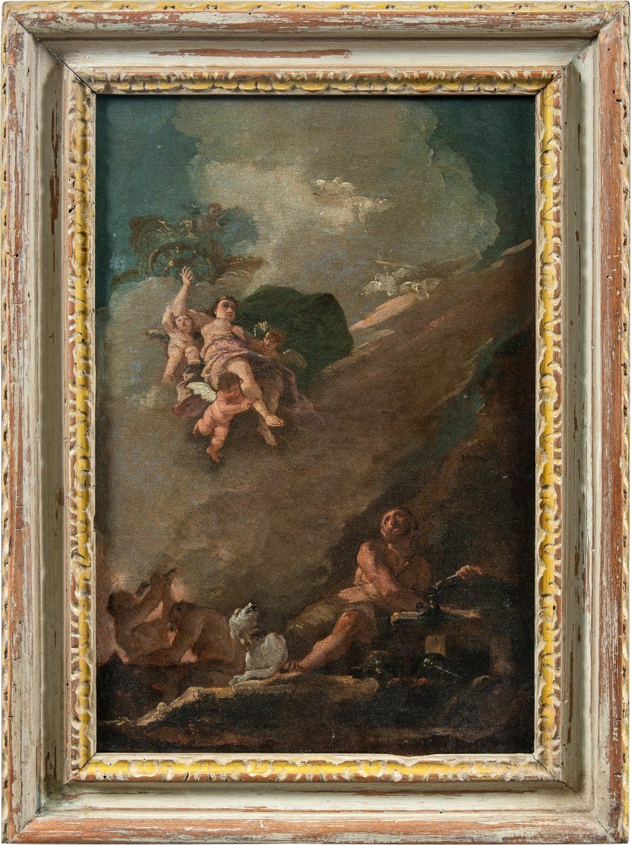 Francesco Fontebasso (venise 1707 - Venise 1769) - Esquisse Pour Vénus Et Vulcain.