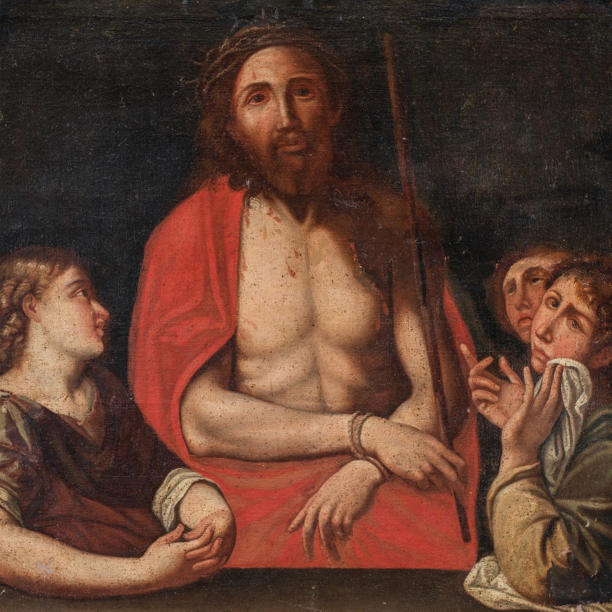 Italian Painter (17th Century) - Ecce Homo.-photo-2