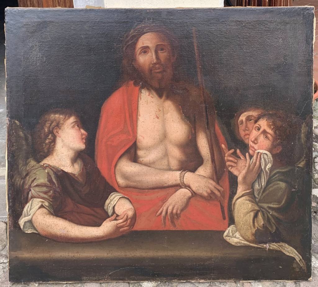 Italian Painter (17th Century) - Ecce Homo.-photo-4