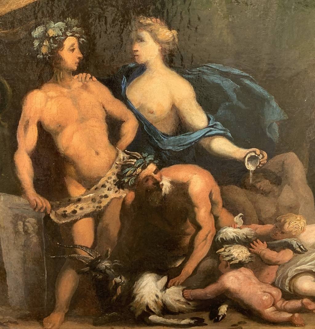 Italian Master (17th-18th Century) - Bacchus And Ariadne.-photo-4