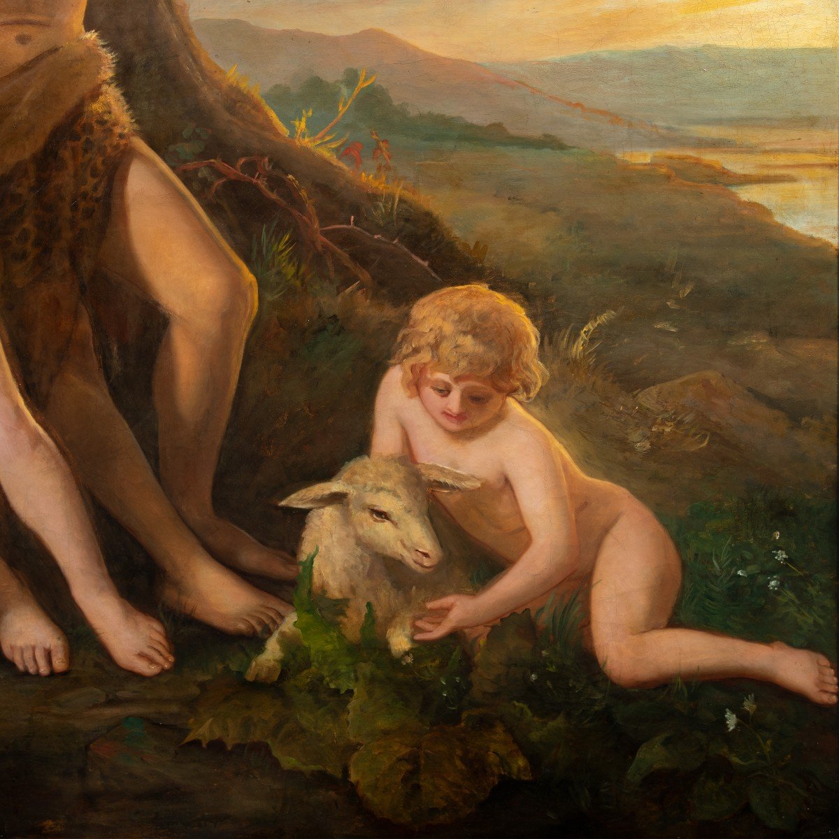 French Painter (late 19th Century) - Adam And Eve.-photo-3