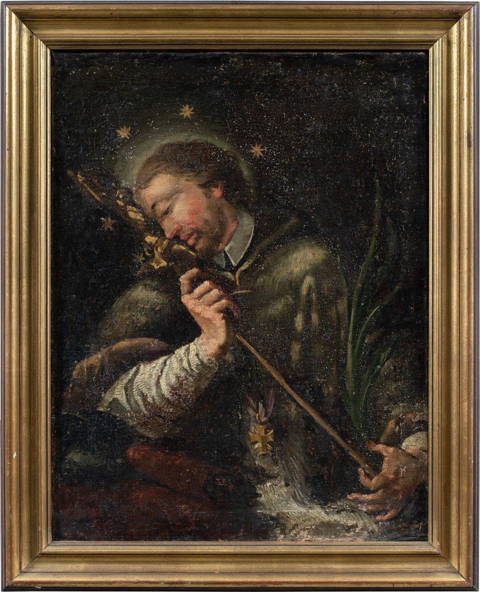 Peintre Italien (18ème Siècle) - Saint Jean Népomucène.