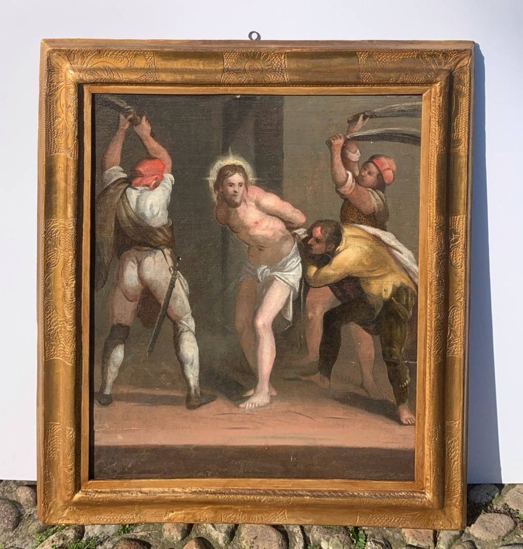 Maître Florentin (fin XVIe Siècle) - Flagellation.-photo-4