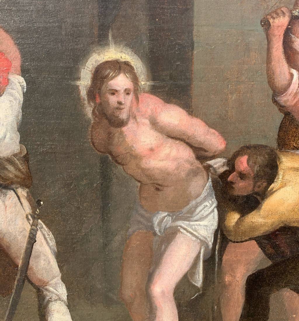 Maître Florentin (fin XVIe Siècle) - Flagellation.-photo-1