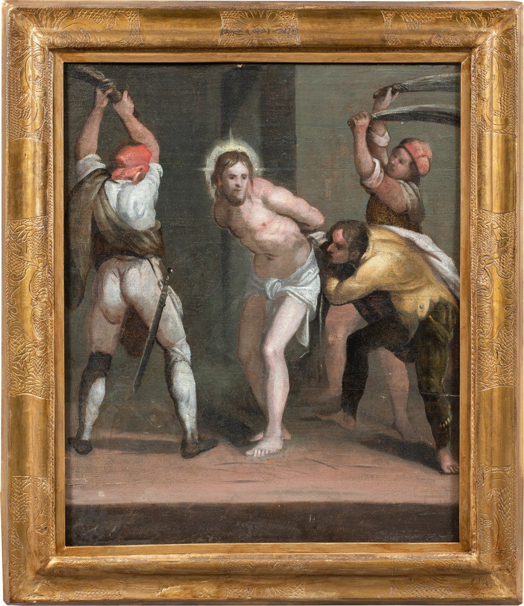 Maître Florentin (fin XVIe Siècle) - Flagellation.