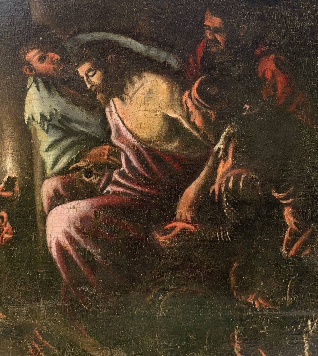 Disciple De Jacopo Da Ponte, Dit Jacopo Bassano - Le Christ Moqué - XVII-photo-1