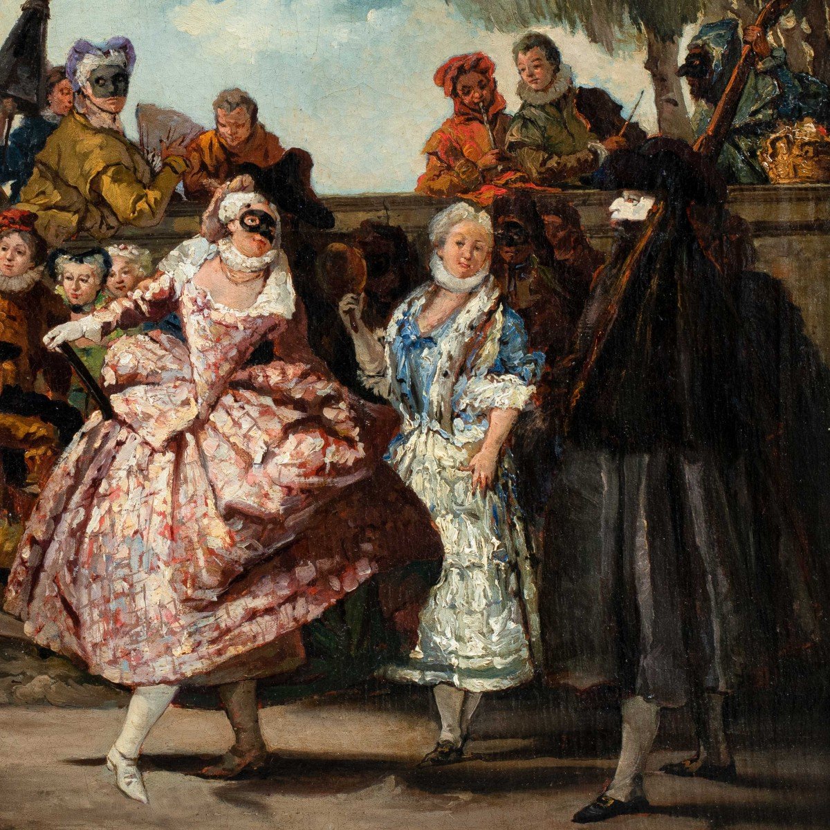 Follower Of Giandomenico Tiepolo (19th Century) - The Minuet.-photo-2