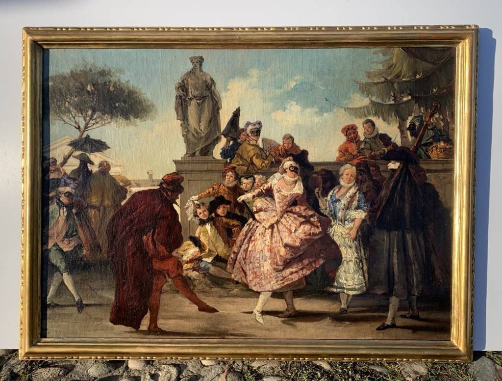 Follower Of Giandomenico Tiepolo (19th Century) - The Minuet.-photo-1