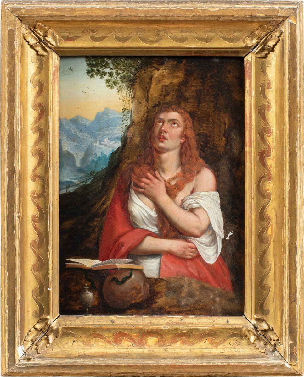 Follower Of Titian (18th Century) - Penitent Magdalene.