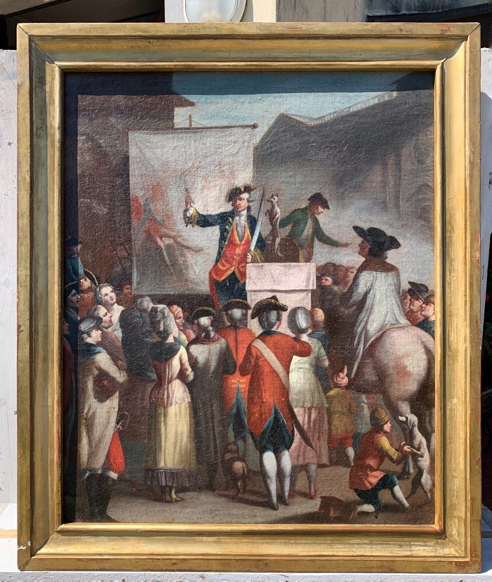 Italian Painter (18th Century) - Street Theater.-photo-4