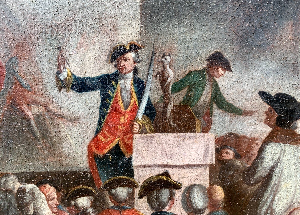 Italian Painter (18th Century) - Street Theater.-photo-1