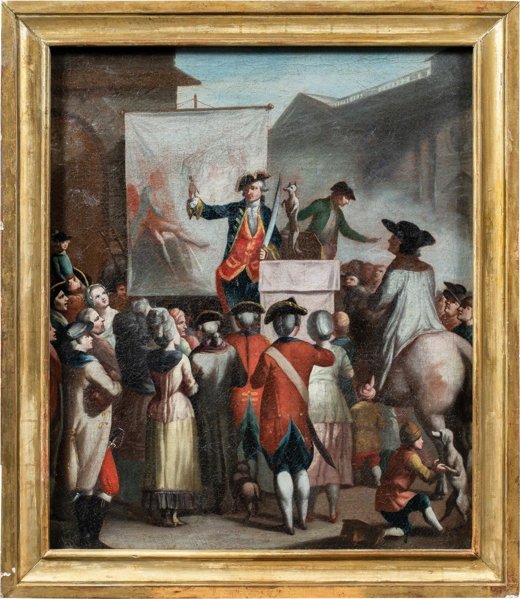 Italian Painter (18th Century) - Street Theater.