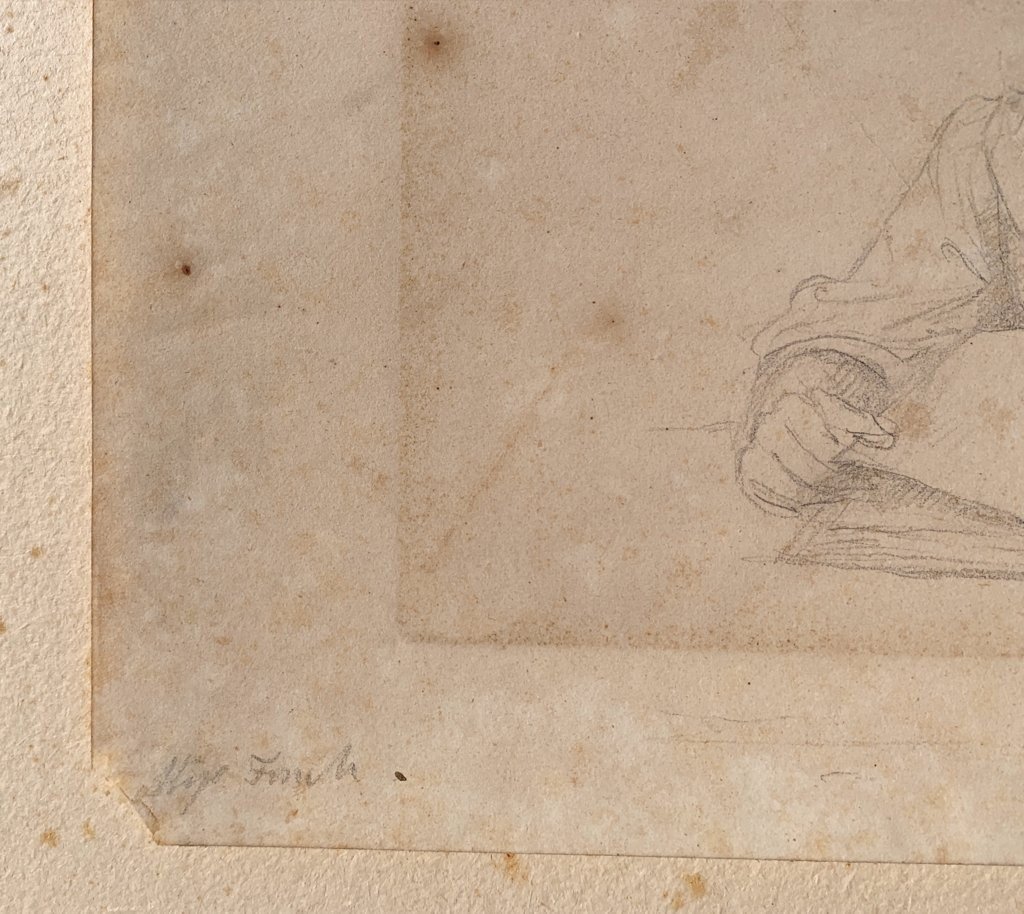 Italian Artist (18th-19th Century) - Study For A Writer.-photo-1